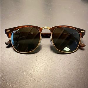 Tortoise-Shell Polarized RayBan Clubmasters